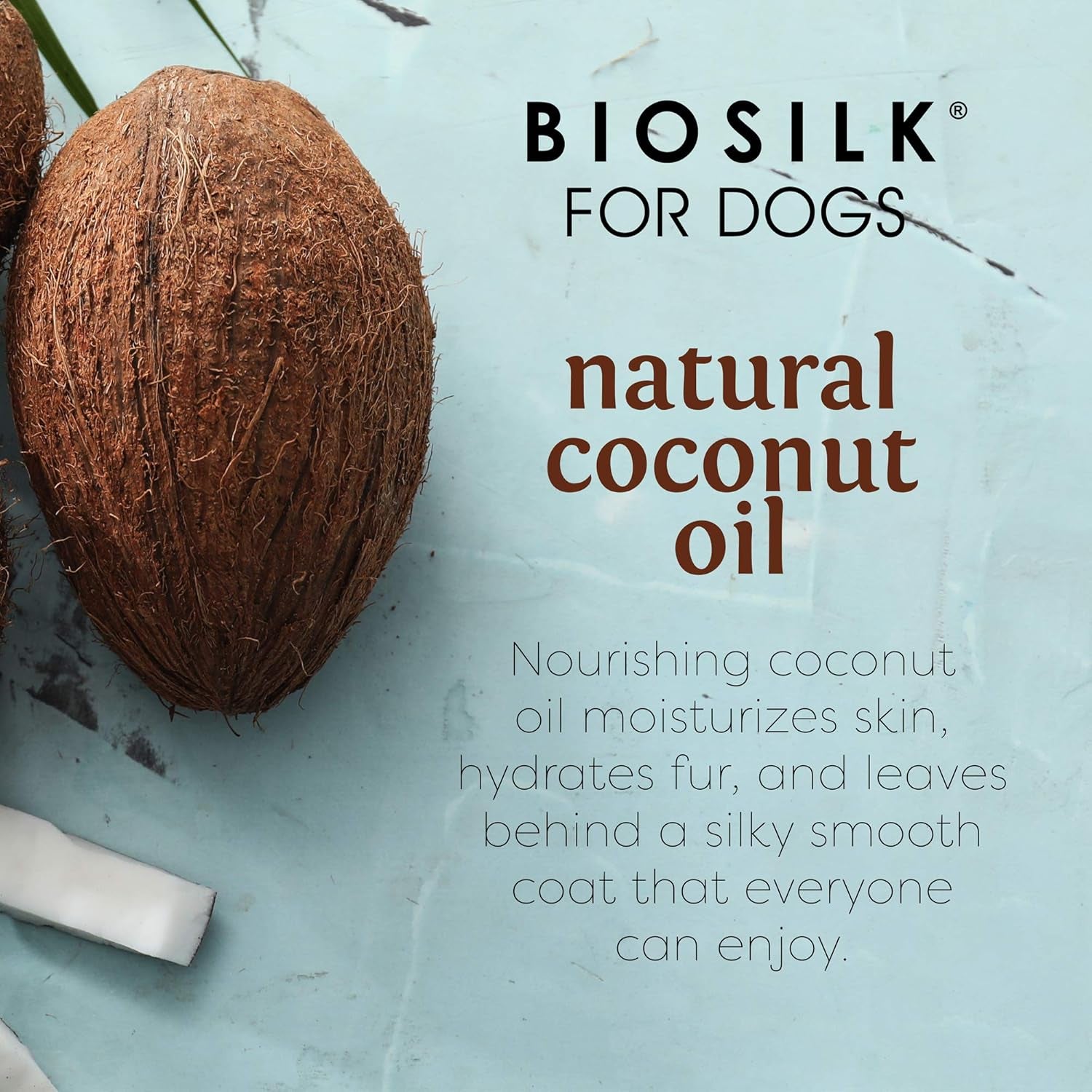Silk Therapy Conditioning Detangling Spray for Dogs with Natural Coconut Oil - Dog Matted Hair Detangler Conditioner for Dogs, Dematting Grooming Supplies, 7 Fl Oz